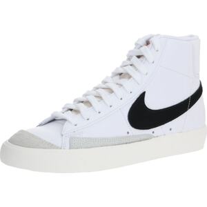 Nike Sportswear Kotníkové tenisky 'Blazer Mid 77 Vintage' černá / bílá