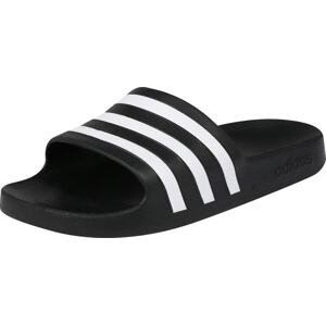 ADIDAS PERFORMANCE Plážová/koupací obuv 'ADILETTE' černá / bílá