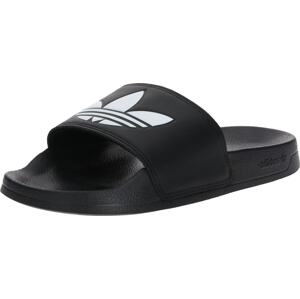 ADIDAS ORIGINALS Plážová/koupací obuv 'Adilette Lite' černá / bílá