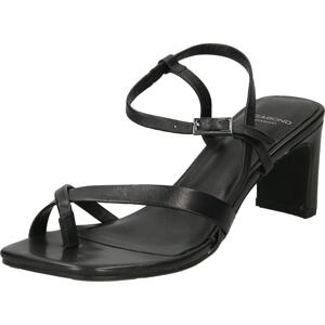 VAGABOND SHOEMAKERS Páskové sandály 'LUISA' černá