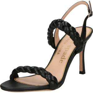 Kate Spade Páskové sandály 'SAFFRON' černá