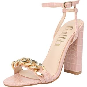 Dorothy Perkins Páskové sandály zlatá / světle růžová