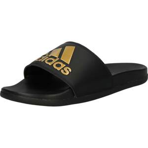ADIDAS SPORTSWEAR Plážová/koupací obuv 'Adilette' zlatá / černá