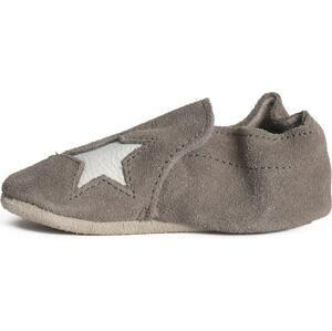 Minnetonka Pantofle 'Star infant' šedá / bílá