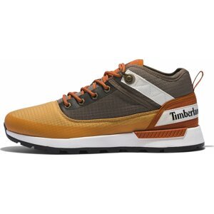 TIMBERLAND Sportovní šněrovací boty karamelová / okrová / sépiová / černá / bílá