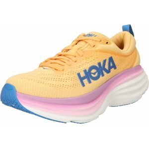 Hoka One One Běžecká obuv 'BONDI 8' modrá / jasně oranžová / pink