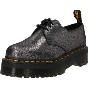 Dr. Martens Šněrovací boty '1461' černá / stříbrná