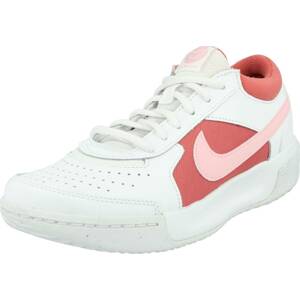 NIKE Sportovní boty 'ZOOM COURT LITE' růžová / pastelově červená / bílá