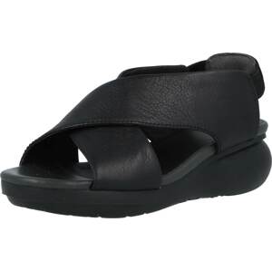 CAMPER Páskové sandály černá