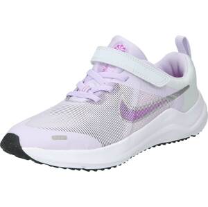 NIKE Sportovní boty 'Downshifter 12' lenvandulová / světle fialová / bílá