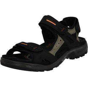 ECCO Trekingové sandály 'Offroad' šedá / jasně oranžová / černá