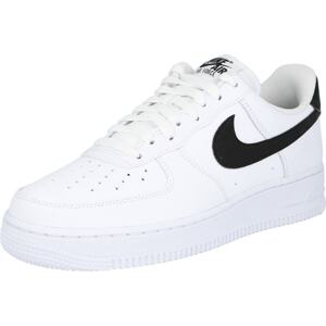 Nike Sportswear Tenisky 'Air Force 1 '07' černá / bílá