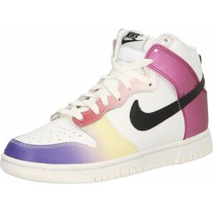 Nike Sportswear Kotníkové tenisky 'WMNS NIKE DUNK HIGH' mix barev / bílá