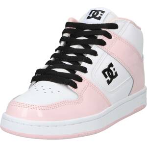 DC Shoes Kotníkové tenisky 'MANTECA' růžová / černá / bílá