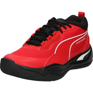 PUMA Sportovní boty 'Playmaker Pro' ohnivá červená / černá / bílá