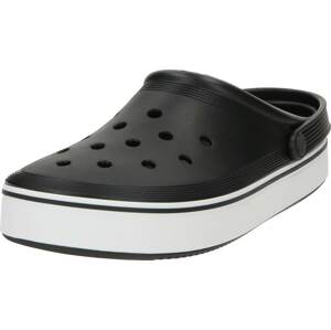 Crocs Pantofle černá / bílá