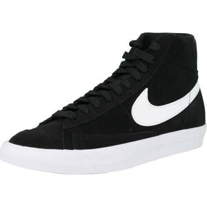 Nike Sportswear Kotníkové tenisky černá / bílá
