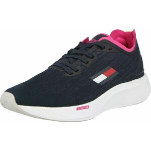 Tommy Sport Sportovní boty 'Elite 3' noční modrá / svítivě růžová / červená / bílá