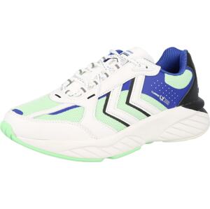 Hummel Sportovní boty modrá / zelená / černá / bílá