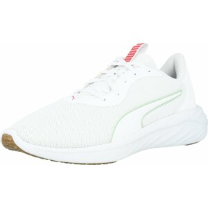PUMA Sportovní boty světle zelená / bílá