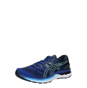 Běžecká obuv 'Gel-Nimbus 23' ASICS modrá / svítivě zelená / černá