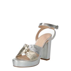 Páskové sandály 'Monica' Fabienne Chapot zlatá / stříbrná