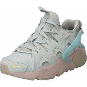 Tenisky 'AIR HUARACHE CRAFT' Nike Sportswear světlemodrá / žlutá / stříbrná