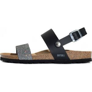 Páskové sandály 'Lilia' Bayton černá / stříbrná