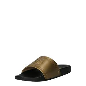 Plážová/koupací obuv Just Cavalli bronzová / černá