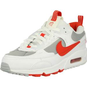 Tenisky 'AIR MAX 90 FUTURA' Nike Sportswear šedá / červená / bílá