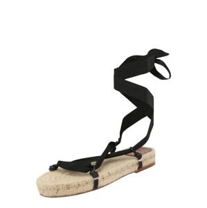 Sandály 'EMA' Polo Ralph Lauren černá