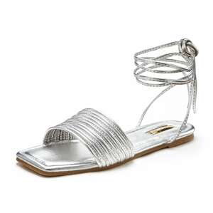Páskové sandály Lascana stříbrná