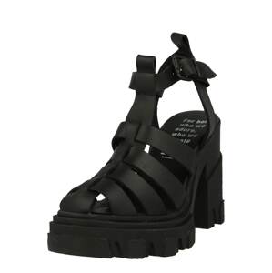Páskové sandály Bronx černá