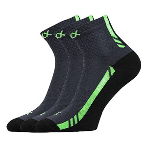 VOXX® ponožky Pius tmavě šedá 3 pár 35-38 EU 101763