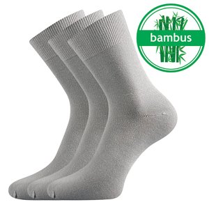 LONKA® ponožky Badon-a světle šedá 3 pár 35-38 EU 100147