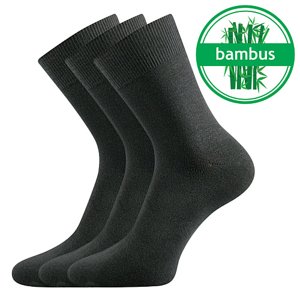 LONKA® ponožky Badon-a tmavě šedá 3 pár 35-38 EU 100149