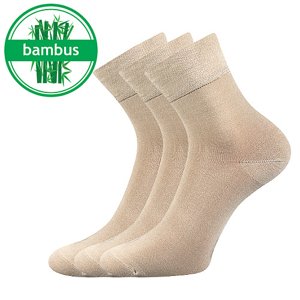 LONKA® ponožky Demi béžová 3 pár 35-38 EU 113337
