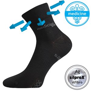 VOXX® ponožky Mission Medicine černá 1 pár 35-38 EU 101572