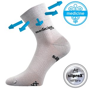 VOXX® ponožky Mission Medicine světle šedá 1 pár 35-38 EU 101573