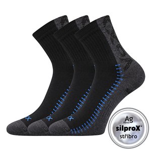 VOXX® ponožky Revolt černá 3 pár 35-38 EU 102236