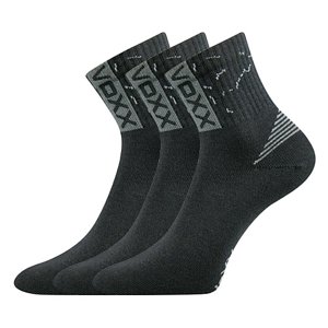 VOXX® ponožky Codex tmavě šedá 3 pár 35-38 EU 100284
