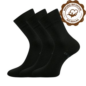 LONKA® ponožky Bioban BIO bavlna černá 3 pár 35-38 EU 100186