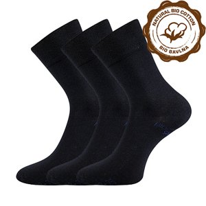 LONKA® ponožky Bioban BIO bavlna tmavě modrá 3 pár 35-38 EU 100191