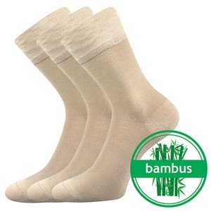 LONKA® ponožky Deli béžová 3 pár 35-38 EU 113392
