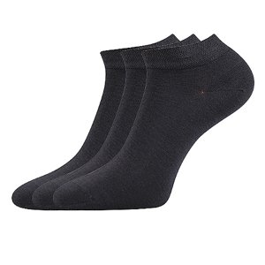LONKA® ponožky Esi tmavě šedá 3 pár 35-38 EU 113411