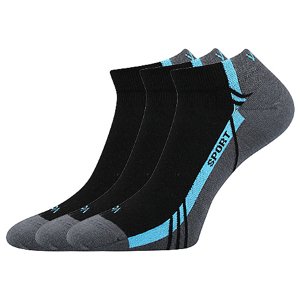 VOXX® ponožky Pinas černá 3 pár 35-38 EU 113269