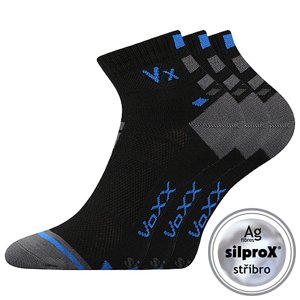 VOXX® ponožky Mayor silproX černá 3 pár 35-38 EU 101560