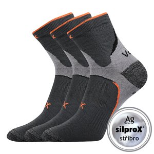 VOXX® ponožky Maxter silproX tmavě šedá 3 pár 35-38 EU 101542