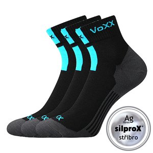 VOXX® ponožky Mostan silproX černá 3 pár 35-38 EU 110681