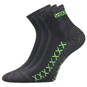 VOXX® ponožky Vector tmavě šedá 3 pár 35-38 EU 113251